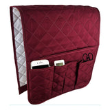 5-Pocket Sofa Armrest Organizer Remote Control Holder for Couch & Chair Wine Red