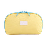 3-in-1 Clam Shaped Travel Bag for Bra Panty and Sock Storage Yellow