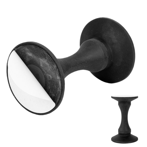 Magnetic Silicone Door Stopper – Strong Holder for Bottom of Door Black