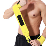 Weightlifting Wrist Wraps for Powerlifting and Strength Training Yellow