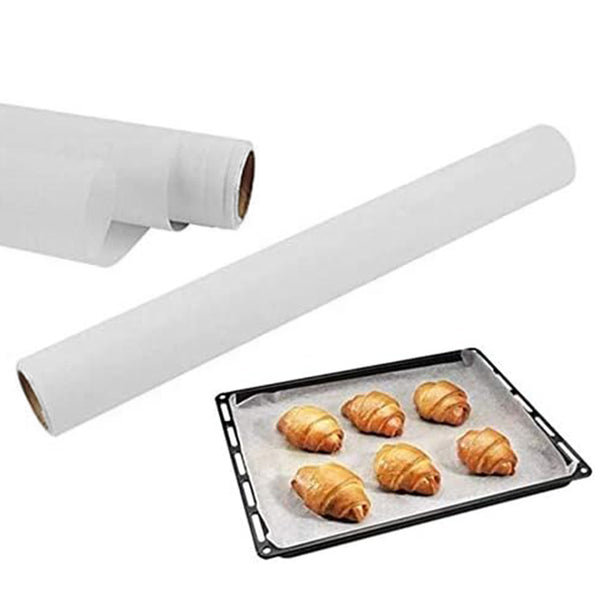 50M Baking Paper Non-Stick Baking Liners Sheets for Microwave Oven Grilling Air Fryer Steaming Cooking