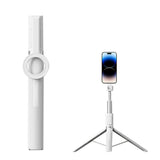 Magnetized Selfie Stick Tripod 360-degree Rotatable Tripod for iPhone Android - White