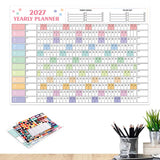 2027 Yearly Wall Calendar for Home Office and School Use Style 2
