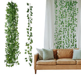 12x2M Artificial Ivy Vine Garland Hanging Leaves