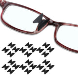 12 Pairs Nose Pads Silicone Anti-Slip Stick On 1.8mm Eyeglass For Sunglasses Glasses Black