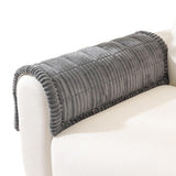 Sofa Armrest CoverWashable Couch Cover for Dogs Thick Pet Friendly Sofa Covers Dark Gray