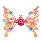 Fairy Wings with Lights for Girls Flying Fairy Toys Princess Cosplay Dress Up Gift