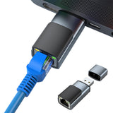 USB C RJ45 Gigabit Adapter 1000Mbps Aluminum Network Converter Style 1