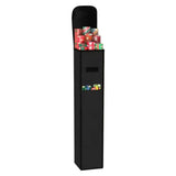 Wrapping Paper Organizer Bag Holds 9 Rolls with Pocket for Christmas Black
