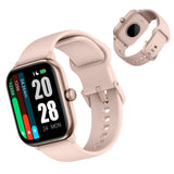 Bluetooth Calling Smartwatch with 1.85 Inch Display – Fitness & Health Tracker for Men & Women Pink