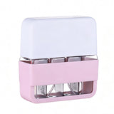 Travel Bottles with Case for Compact & Portable Travel Toiletries Pink