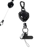 Anti Theft Phone Strap with Tether Carabiner Retractable Lanyard Outdoor