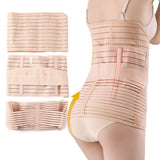 3-in-1 Postpartum Belly Band Waist Shapewear – Recovery Girdle After Birth Support Cuticolor