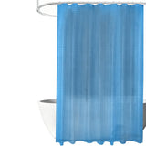 PEVA Shower Curtain Liner Heavy Liner 180x180cm with Rustproof Grommets and Hooks Style 1