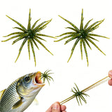 2 PCS Lifelike Floating Sea Urchin Soft Lure | Tentacle Creature Lure for Fishing Green