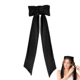Heatless Curling Headband Bow Shaped with Flexible Styling Wires Black