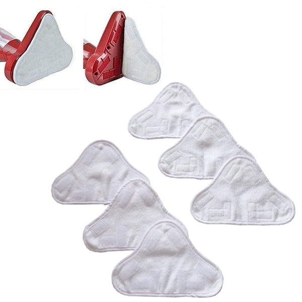 6Pcs Replacement Pads for Steam Mops Washable Cleaning Cloths Compatible with H2O X5