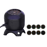 8 Pattern Christmas Projector Lights for Indoor Bedroom Living Room Car Black