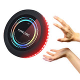 Light Up Flying Disc Rechargeable 50 LEDs Lighting Flying Toy for Patio Lawn Outdoor Games Red