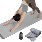 Hot Yoga Towel Microfiber Anti-Slip Mat Towel Gray