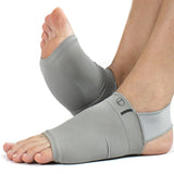 Arch Support Brace Sleeve Foot Wrap for Flat Feet Grey