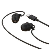 In-Ear Sleep Earphone Anti Noise Ultra Soft Headphone Earbuds Headsets Phones Black