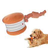Interactive Pet Rolling Ball Toy Rechargeable Automatic for Cats and Dogs Orange