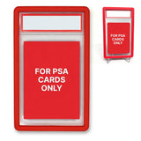 Hard Stackable Colored Guards with Precision Fit for PSA Card Cases Protective Sleeve Red