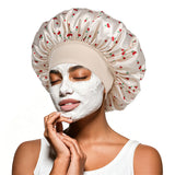 Satin Sleep Bonnet Hair Wrap For Women Sleeping Style 2