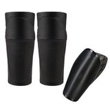 Pair of Soccer Shin Guards Leg Sleeves with Insert Pocket