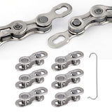 6 Pairs 6 7 8 Speed Speed Bike Chain Master Link Connector with 1 Hook Bike Chain
