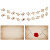 2 PCS Halloween Envelope Hanging Garland for Enchanted Wizard Party Decor