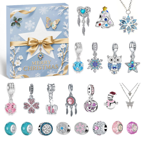 DIY Charm Bracelet Blind Box Jewelry Making Kit Holiday Birthday Gift for Girls and Teens Style 1