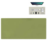 Dual-Sided Leather Desk Pad and Mouse Mat for Office Home Style 1