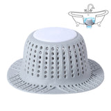 Silicone Bathtub Hair Catcher for Pop-Up and Standard Shower Drains