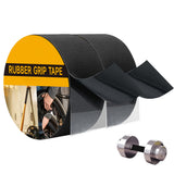 2 PCS 5m Ultra Thin Self Adhesive Rubber Anti Slip Grip Tape for Handles Black