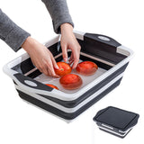 3 in 1 Cutting Board with Adjustable Height Ideal for Indoor and Outdoor White