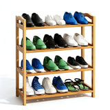 4 Tier Shoe Storage Rack Multi Layer Organizer for Entryways
