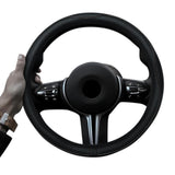Breathable Microfiber Leather Steering Wheel Cover Style 2