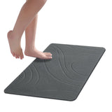 Non Slip Diatomaceous Earth Shower Mat Quick Drying for Bathroom Kitchen Style 2