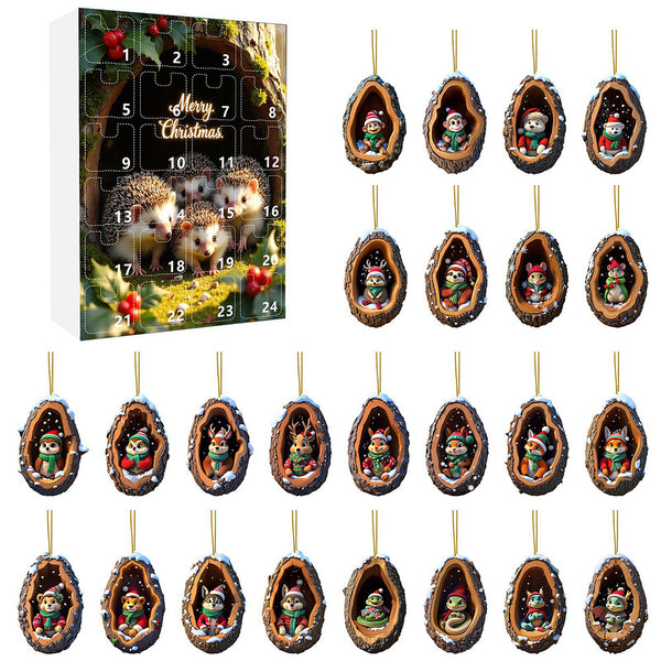 24Pcs Christmas Tree Hanging Ornaments – Decoration for Home and Holiday Party Style 1