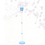 Rechargeable Adjustable Standing LED Bubble Machine for Outdoor Party Blue