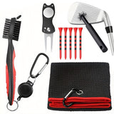 Golf Club Cleaning Kit Groove Cleaning Set Golf Accessories Red