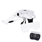 USB Rechargeable LED Head Glasses for Reading Crafting & Close Work