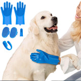 6Pcs Set Pet Grooming Supplies Pet Bathing Gloves Brush Tools