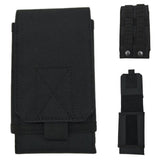 Universal Outdoor Tactical Mobile Phone Pouch Holster Case Bag Hook Holder Belt Black