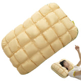 Fluffy Pillow Breathable Cute Pineapple Puff Pillow for Bedroom Sofa Yellow