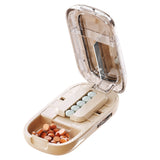 Pill Cutter and Splitter with 1/2 Adjustable Divider for Small and Tiny Pills Style 2