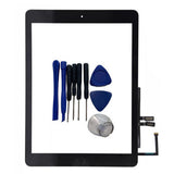 Replacement Glass Screen Compatible with iPad 5th to 9th Gen with Repair Tools Black