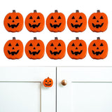 10 PCS Pumpkin Silicone Decorative Covers for Cabinet Knobs